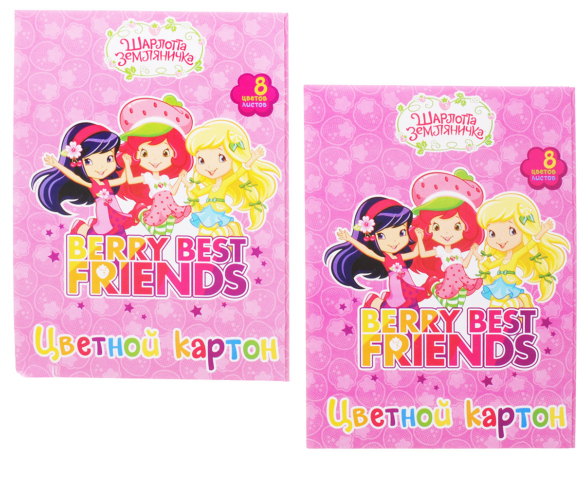 Action! Набор цветного картона Strawberry Shortcake 8 листов 2 штDR-AWP-8/8_черный, желтый Action! Набор цветного картона Strawberry Shortcake 8 листов 2 штDR-AWP-8/8_черный, желтыйНабор цветного картона Action! Strawberry Shortcake позволит создавать всевозможные аппликации и поделки. Набор упакован в картонную папку с изображением Strawberry Shortcake. Создание поделок из цветного картона позволяет ребенку развивать творческие способности, кроме того, это увлекательный досуг. Одна папка содержит 8 листов цветного картона. В набор входят две папки.