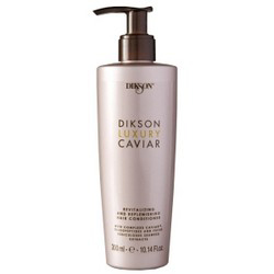 Dikson Luxury Caviar Ревитализирующий и наполняющий кондиционер с Complexe Caviar Revitalizing And Replenishing Hair Conditioner 280 млFS-00897 Dikson Luxury Caviar Ревитализирующий и наполняющий кондиционер с Complexe Caviar Revitalizing And Replenishing Hair Conditioner 280 млFS-00897Кондиционирующий крем богатый активными ингредиентами Complexe Caviar. Олигопептиды и экстракт водорослей Fucus Vesi culosus смягчают волосы и возвращают им живость капиллярной структуры, защищая от оксидантного стресса и повреждений. Разработанный для срочной помощи ослабленным и тусклым волосам, возвращает им здоровый и сияющий вид, продлевая эффективность концентрированного ухода. Для достижения оптимальных результатов использовать в сочетании с другими средствами линии DIkson luxury Caviar. Активные компоненты: Экстракт чёрной икры, олигопептиды и водоросли фукус.Результат: Волосы становятся эластичными, восстанавливается структура волоса.