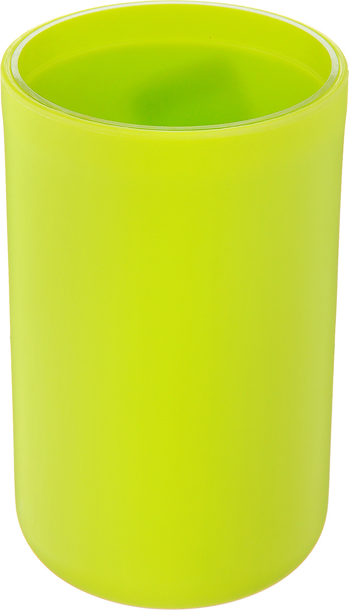 Стакан для ванной комнаты Vanstore Plastic Green, цвет: салатовый, высота10,5 см68/5/1 Стакан для ванной комнаты Vanstore Plastic Green, цвет: салатовый, высота10,5 см68/5/1Стакан для ванной комнаты Vanstore Plastic Green изготовлен из высококачественного пластика. В стакане удобно хранить зубные щетки, тюбики с зубной пастой и другие принадлежности. Такой аксессуар для ванной комнаты стильно украсит интерьер и добавит в обычную обстановку яркие и модные акценты.Размер стакана: 6,5 х 6,5 х 10,5 см.
