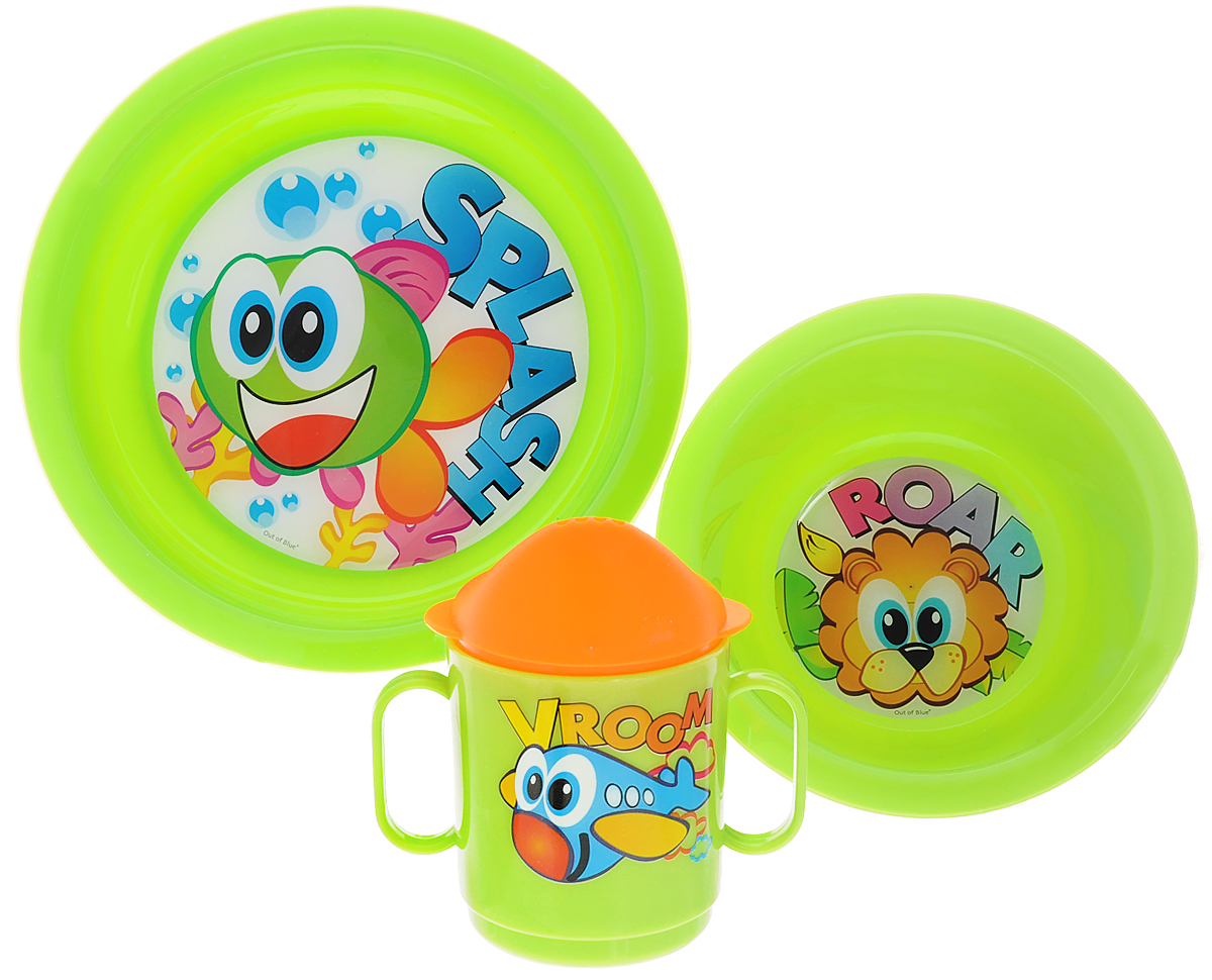 Cosmoplast Набор детской посуды Baby Tris Set Рыбка 3 предметаSWP19-01 Cosmoplast Набор детской посуды Baby Tris Set Рыбка 3 предметаSWP19-01Набор детской посуды Cosmoplast Baby Tris Set. Рыбка состоит из суповой тарелки, обеденной тарелки, чашки с двумя ручками и крышки, при помощи которой чашку можно сделать поильником. Все предметы набора изготовлены из высококачественного пищевого пластика по специальной технологии, которая гарантирует простоту ухода, прочность и безопасность изделий для детей. Предметы сервиза оформлены красочными рисунками, которые обязательно понравятся вашему малышу. Не содержит бисфенол.
