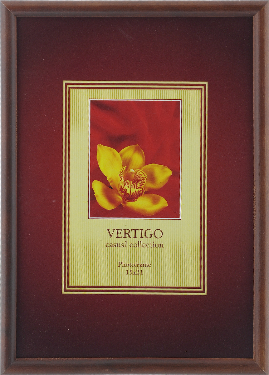 Фоторамка Vertigo Veneto, цвет: темно-коричневый, 15 см х 21 см25051 7_желтый Фоторамка Vertigo Veneto, цвет: темно-коричневый, 15 см х 21 см25051 7_желтыйФоторамка Vertigo Veneto выполнена в классическом стиле из натурального дерева и стекла, защищающего фотографию. Обратная сторона изделия оснащена двумя специальными отверстиями для подвешивания и специальной ножкой-подставкой. Такая фоторамка поможет вам оригинально и стильно дополнить интерьер помещения, а также позволит сохранить память о дорогих вам людях и интересных событиях вашей жизни.