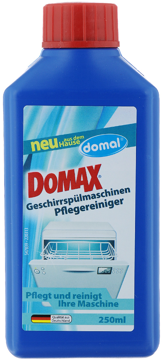 Чистящее средство для посудомоечных машин Domax, 250 млS03301004 Чистящее средство для посудомоечных машин Domax, 250 млS03301004Чистящее средство Domax значительно повышает надежность функционирования и срок службы посудомоечной машины. Надежно и эффективно удаляет запахи, кальциевые и грязевые отложения уже после первого процесса очистки. Удобное и простое использование благодаря клапану на крышке. Состав: менее 5% неионные ПАВ, душистые вещества, консерванты.Товар сертифицирован.
