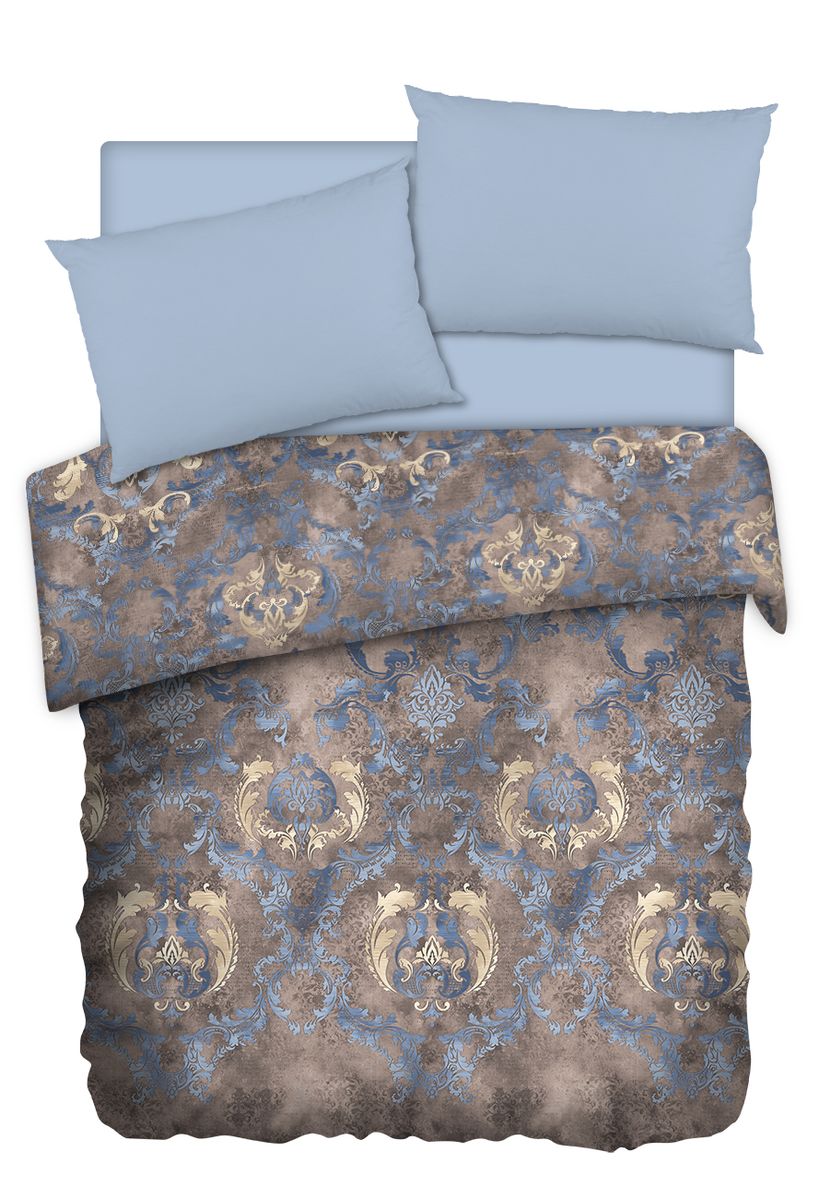 Комплект белья Carte Blanshe Vintage, 1,5 спальное, наволочки 50x70, цвет: коричневый. 333451391602 Комплект белья Carte Blanshe Vintage, 1,5 спальное, наволочки 50x70, цвет: коричневый. 333451391602Коллекция эксклюзивного постельного белья, созданная итальянскими дизайнерами прекрасногостаринного городка Италии — Riva del Gard. Постельное белье выполнено из великолепной ткани премиум — класса «Percale Soft Touch». Эта ткань произведена из 100% натурального хлопкаимеет специальную обработку «Wise Silk», которая придает дополнительную гладкость и шелковистость ткани. Благодаря специальной обработке ткань более приятная на ощупь, практически не мнется.
