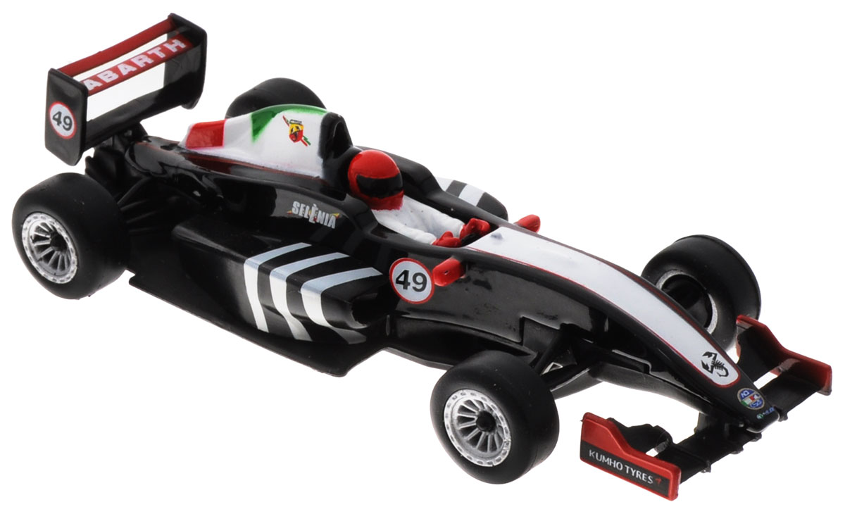 Bburago Модель автомобиля Formula Abarth цвет черный белый красный abarth tales толстовка
