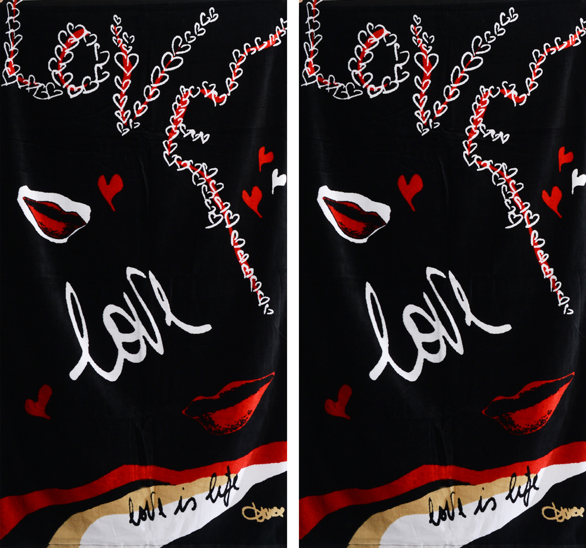 Набор махровых полотенец Коллекция Love is Life, 70 х 137 см, 2 шт531-105 Набор махровых полотенец Коллекция Love is Life, 70 х 137 см, 2 шт531-105Набор Коллекция Love is Life состоит из двух махровых полотенец, выполненных из натурального 100% хлопка. Изделия отлично впитывают влагу, быстро сохнут, сохраняют яркость цвета и не теряют формы даже после многократных стирок.Полотенца Коллекция Love is Life очень практичны и неприхотливы в уходе. Комплектация: 2 шт.