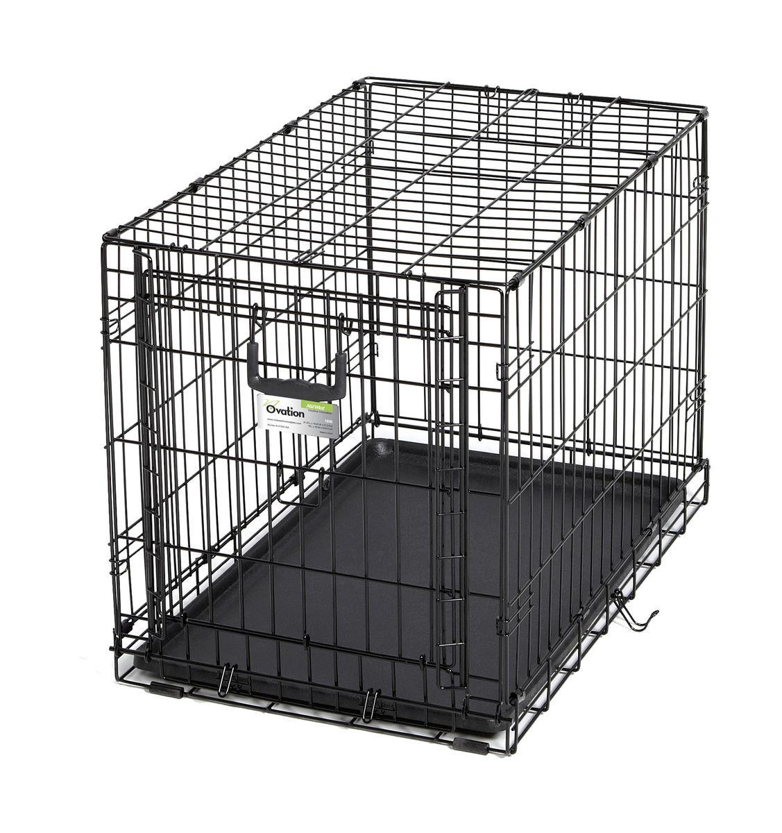 Клетка Midwest Ovation, 1 дверь рельсовая, 79 x 49 x 54,6 смK-T1-1_салатовый Клетка Midwest Ovation, 1 дверь рельсовая, 79 x 49 x 54,6 смK-T1-1_салатовыйКлетка Midwest Ovation разработана специально для транспортировки маленьких и средних собак. Закругленная угловая защита обеспечивает безопасность питомцам и людям. Клетка из нержавеющей стали оснащена: - одной рельсовой дверкой (открывается вверх); - безопасным двойным замком (задвижка закрывает и снаружи и внутри); - прочным пластиковым поддоном, который не повреждает поверхность, на которой размещается; - разделяющей панелью, обеспечивающей создание универсальных отсеков; - качественными ручками для переноски питомца.Размер клетки (ДхШхВ): 79 x 49 x 54,6 см. Вес конструкции: 8 кг.Товар сертифицирован.