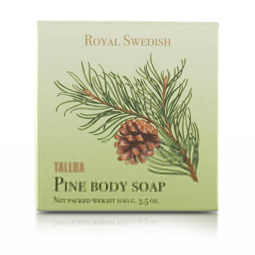 Victoria Soap Сосновое мыло для тела Tallba Pine Soap, 30 гMP59.3D Victoria Soap Сосновое мыло для тела Tallba Pine Soap, 30 гMP59.3DЛегендарная серия янтарной чистоты глицеринового мыла, вышедшая в далеком 1930 году, идеально подойдет людям, ведущим активный образ жизни. Мыло мгновенно дает густую пену, благодаря высокому содержанию глицерина. Основным компонентом серии является масло хвои, которое эффективно снимает напряжение в мышцах. Аромат окутывает свежими нотами хвои, мяты, мха, мускуса и янтаря.Мыло Талба особенно рекомендуется людям для принятия душа после спортивных тренировок.