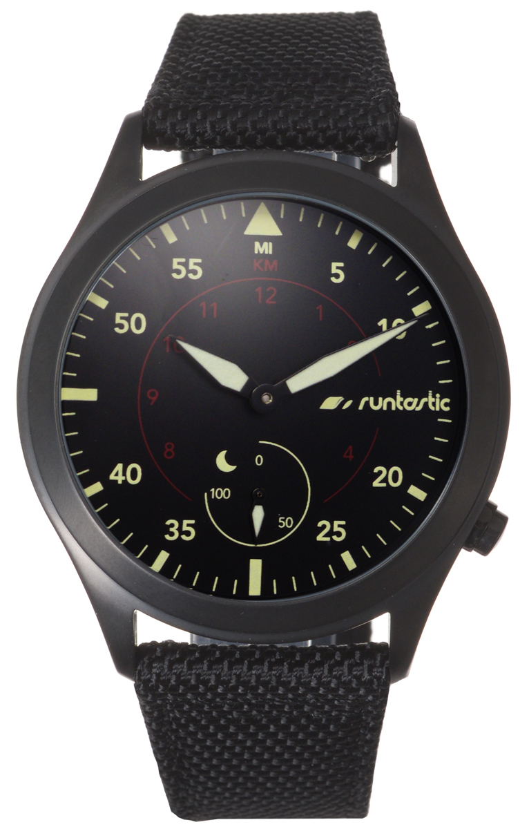 Часы наручные Runtastic Moment Elite, спортивные, цвет: черный. RUNMOEL195435-924 Часы наручные Runtastic Moment Elite, спортивные, цвет: черный. RUNMOEL195435-924Спортивные часы Runtastic Moment Elite выполнены из нержавеющей стали, натуральной кожи и минерального стекла. Модель Moment Elite представляет собой стильные наручные часы с круглым аналоговым циферблатом.Многофункциональные спортивные часы оснащены функцией Bluetooth Smart, которая позволит синхронизировать часы с самртфоном. Корпус часов имеет степень водонепроницаемости 100м и дополнен устойчивым к царапинам минеральным стеклом, стрелки дополнены светящимся составом. Ремешок часов выполнен из натуральной кожи и текстиля, а также оснащен практичной пряжкой, которая позволит с легкостью снимать и надевать изделие.Комплект поставки включает: часы, элемент питания, инструмент для замены элемента питания, 4 дополнительных винта.Изделие поставляется в фирменной упаковке.Гаджет идеально подходит для активного образа жизни. Высокое качество, элегантный дизайн и инновационные технологии позволяют достигать поставленных целей, контролировать ежедневный прогресс. Совместимость с iPhone 4s и более новыми моделями, со смартфонами на базе Android (v4.3 и новее) поддерживающими Bluetooth 4.0 Smart; смартфонами и планшетами на базе Windows Phone (v8.1 и новее), поддерживающими Bluetooth 4.0 Smart.