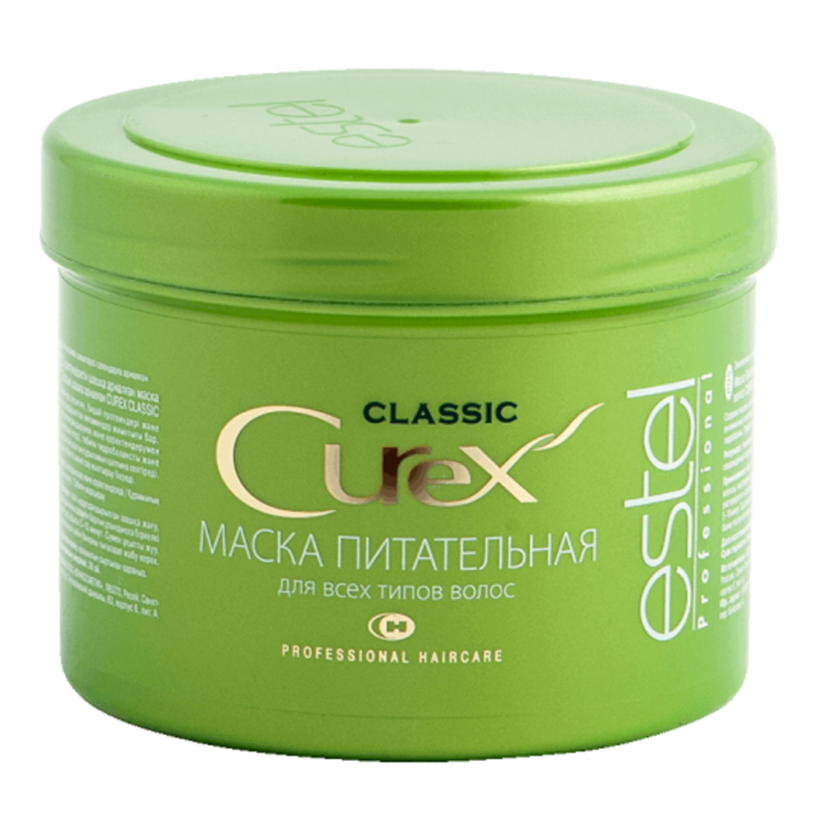 Estel Curex Classic Маска для волос Питательная 500 млFS-00897 Estel Curex Classic Маска для волос Питательная 500 млFS-00897МАСКА ДЛЯ ВОЛОС «ПИТАТЕЛЬНАЯ» ESTEL CUREX CLASSICдля всех типов волосСодержит экстракт каштана и сбалансированный витаминный комплекс. Обеспечивает глубокое увлажнение и питание, восстанавливает природный гидробаланс и структуру поврежденных волос. NEW! При регулярном применении сохраняет натуральный пигмент.Результат:Увлажнение и питаниеВосстановление поврежденной структурыЕстественный блеск