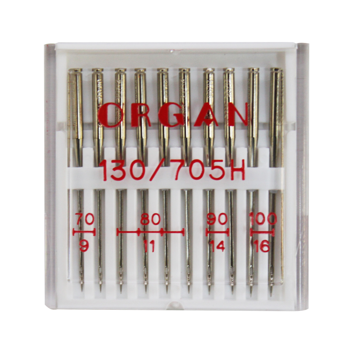 Иглы для швейных машин Organ Ассорти, универсальные, 10 штSM 10-09 Иглы для швейных машин Organ Ассорти, универсальные, 10 штSM 10-09Иглы для швейных машин Organ Ассорти предназначены для бытовых швейных машин. Кончики игл слабозакругленные. Применяются для шитья шелка, искусственного шелка, батиста, шифона, органзы, льняного полотна, поплина. Размер игл: №70, №80, №90, №100.