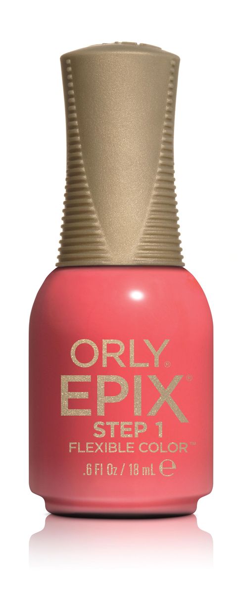 Orly Эластичное цветное покрытие EPIX Flexible Color 936 FREESTYLE, 18 мл29936 Orly Эластичное цветное покрытие EPIX Flexible Color 936 FREESTYLE, 18 мл29936Двухфазная эластичная система Flexible Color System - это новейшая запатентованная технология последнего поколения от ORLY, объединившая функции лака для ногтей и гибридных гелевых покрытий. Она обеспечивает прочное эластичное покрытие благодаря содержанию инновационных амортизирующих полимеров. Технология Flexible Color System подразумевает взаимное сцепление цветного лака и верхнего покрытия. Оба препарата системы EPIX дополняют друг друга и действуют вместе.Простое нанесение без подтеков обеспечивается благодаря технологии Smudge-Fixing, которая содержит полимеры, делающие покрытие эластичным и гибким, словно натуральные ногти. Лак быстро выравнивается, исключая смазывание во время нанесения.И еще один плюс, который все женщины оценят по достоинству - инновационная кисть ORLY EPIX. Она обеспечивает точное нанесение и идеальную ровную линию возле кутикулы. Максимальный контроль за результатом гарантирован:• 600 щетинок + плоская кисть• Максимально точное нанесение• Гладкое и плотное покрытие в одно касание кисти• Изогнутый контур кисти для безупречной линии возле кутикулыEPIX от ORLY сочетает все лучшие свойства в одном покрытии – эластичное покрытие без сколов, словно единое целое с ногтями.