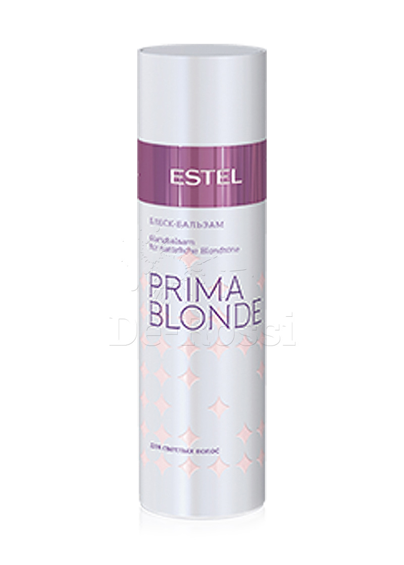 Estel Prima Blonde - Блеск-бальзам для светлых волос 200 млFS-00897 Estel Prima Blonde - Блеск-бальзам для светлых волос 200 млFS-00897Тип волос: Светлые натуральные и окрашенные Активные вещества в составе продукта восстанавливают и укрепляют структуру светлых волос.Результат: гладкие, послушные и шелковистые волосы. После использования Блеск-бальзама расчесывание становится удовольствием. А блеск и мягкость волос усиливаются во много раз!Результат: Панктелоктон – насыщает блеском Натрий PCA – стабилизирует цвет, увлажняет волосы.