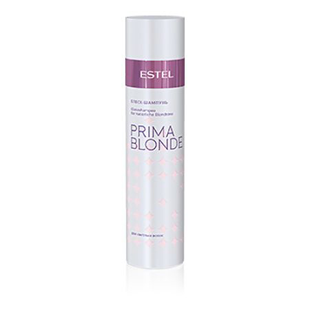 Estel Prima Blonde - Блеск-шампунь для светлых волос 250 млFS-00897 Estel Prima Blonde - Блеск-шампунь для светлых волос 250 млFS-00897Тип волос: Светлые натуральные и окрашенные Блеск-шампунь мягко очищает волосы и подчеркивает красоту светлых оттенков. Волосы натуральные или окрашенные? Блеск-шампунь сглаживает различия: волосы оттенка блонд, независимо от того, были они окрашены или нет, наполняются здоровым солнечным сиянием! Система Nаturаl Peаrl с пантенолом и кератином заботится о волосах, способствуя восстановлению их структуры и наделяя мягкостью.Результат: Кератин – придает волосам здоровый и ухоженный вид, насыщает блеском Пантенол – восстанавливает и увлажняет волосы.