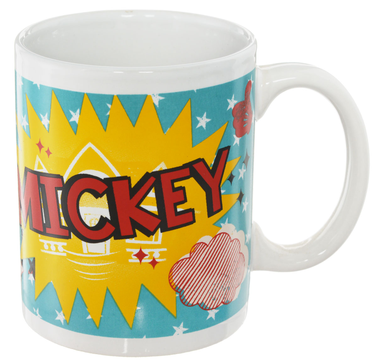 Disney Кружка детская Микки 330 млЕ0010083_розовый, салатовый Disney Кружка детская Микки 330 млЕ0010083_розовый, салатовыйДетская кружка Disney Микки с любимым героем станет отличным подарком для вашего ребенка. Она выполнена из керамики и оформлена изображением знаменитого Микки Мауса.Кружка дополнена удобной ручкой. Такой подарок станет не только приятным, но и практичным сувениром: кружка будет незаменимым атрибутом чаепития, а оригинальное оформление кружки добавит ярких эмоций и хорошего настроения.Можно использовать в СВЧ-печи и посудомоечной машине.
