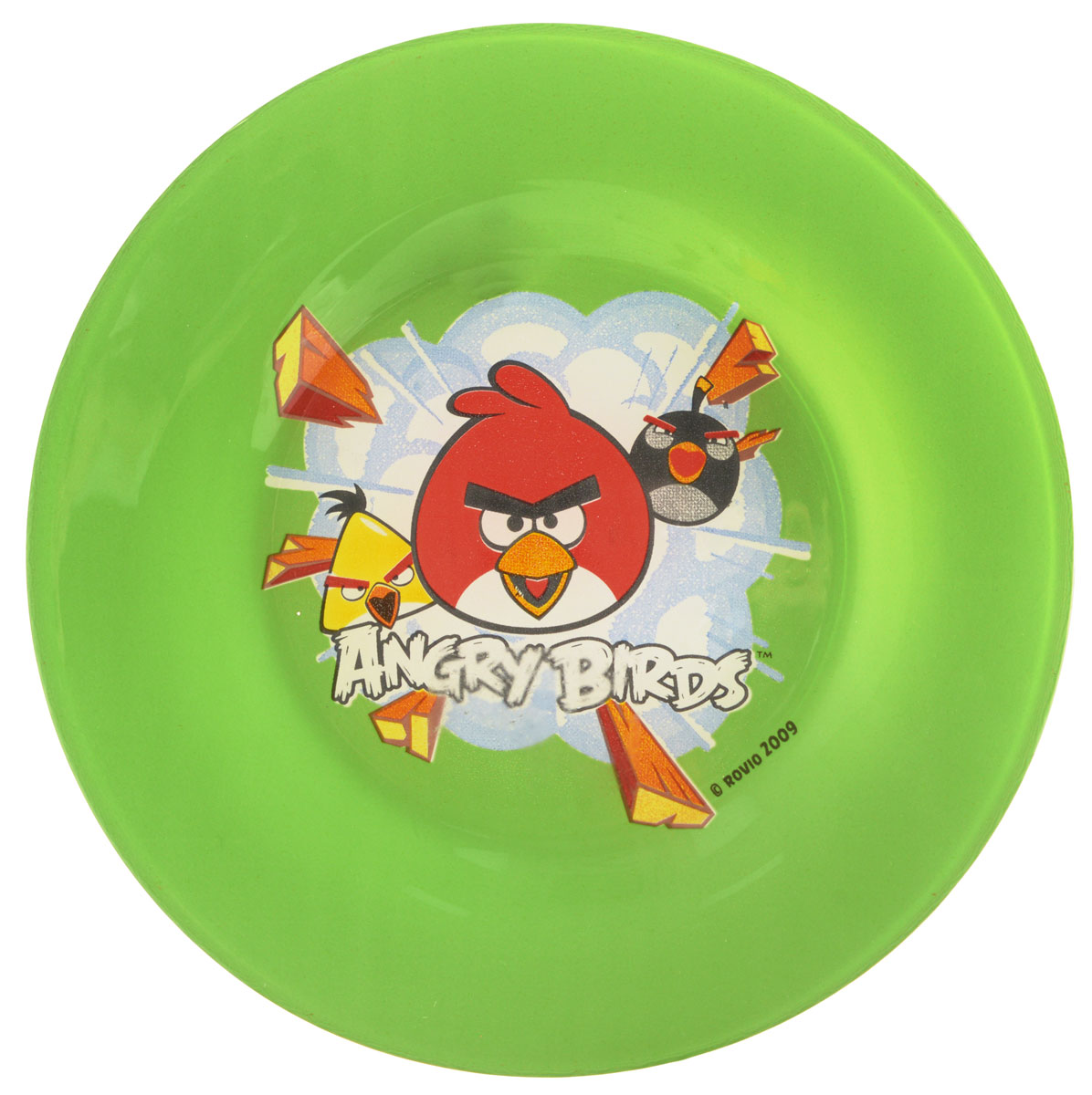 Angry Birds Тарелка детская цвет зеленый диаметр 19,5 смID65662 Angry Birds Тарелка детская цвет зеленый диаметр 19,5 смID65662Яркая тарелка Angry Birds идеально подойдет для кормления малыша и самостоятельного приема им пищи. Тарелка выполнена из закаленного стекла и оформлена высококачественным изображением героев игры Angry Birds.Такой подарок станет не только приятным, но и практичным сувениром, добавит ярких эмоций вашему ребенку! Можно использовать в посудомоечной машине.