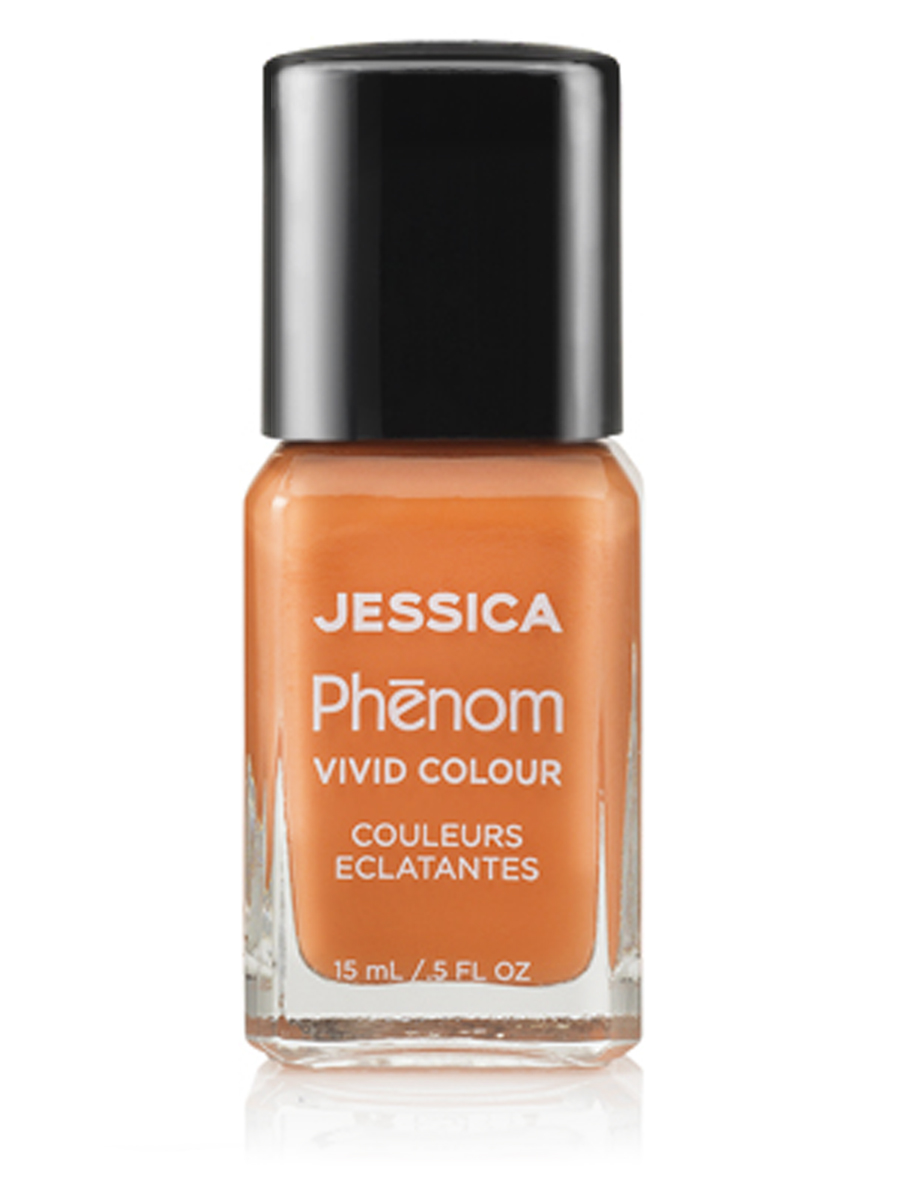 Jessica Phenom Цветное покрытие Vivid Colour Tahitian Sunset № 25, 15 млPHEN-025 Jessica Phenom Цветное покрытие Vivid Colour Tahitian Sunset № 25, 15 млPHEN-025Система покрытия ногтей Phenom обеспечивает быстрое высыхание, обладает стойкостью до 10 дней и имеет блеск гель-лака. Не нуждается в использовании LED/UV ламп. Легко удаляется, как обычный лак для ногтей. Покрытия JESSICA Phenom являются 7-Free и не содержат формальдегида, формальдегидных смол, толуола, дибутилфталата, камфоры, ксилола и этил тосиламида. Как наносить: Система Phenom – это великолепный маникюр за 1-2-3 шага: ШАГ 1: Базовое покрытие – нанесите в два слоя базовое средство JESSICA, подходящее Вашему типу ногтевой пластины.ШАГ 2: Цвет – нанесите в два слоя любой оттенок Phenom Vivid Colour.ШАГ 3: Закрепление – нанесите в один слой Phenom Finale Shine Topcoat для получения блеска гель-лака.