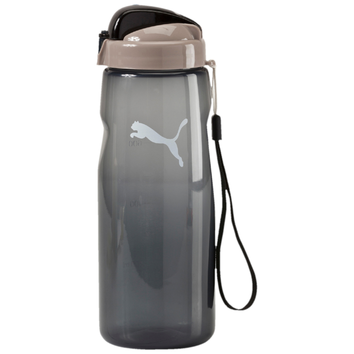 Бутылка для воды Puma Lifestyle, цвет: черный. 05284101DRIW.611.IN Бутылка для воды Puma Lifestyle, цвет: черный. 05284101DRIW.611.INБутылка для воды Lifestyle Water Bottle будет по достоинству оценена ведущими активный образ жизни людьми. Выполненная из качественных материалов, она оснащена удобным для питья носиком и ручкой для удобства транспортировки. Незаменима для спортсменов, занимающихся в спортивных залах и на свежем воздухе, бегунов, атлетов. Бутылка рассчитана на жидкости, температура которых не превышает 50°C. Оформлена логотипом Puma Cat.