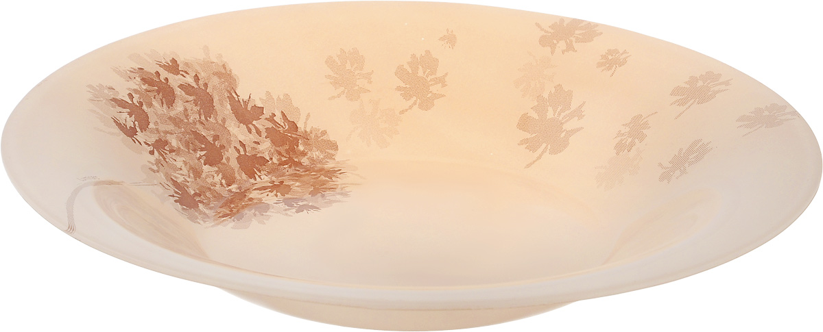 Тарелка глубокая Luminarc Stella Chocolat, диаметр 21,5 см54 009312 Тарелка глубокая Luminarc Stella Chocolat, диаметр 21,5 см54 009312Глубокая тарелка Luminarc Stella Chocolat выполнена из ударопрочного стекла и украшена изображением цветов. Изделие сочетает в себеизысканный дизайн с максимальной функциональностью. Она прекрасно впишется в интерьер вашей кухни и станет достойным дополнением к кухонному инвентарю. Тарелка Luminarc Stella Chocolat подчеркнет прекрасный вкус хозяйки и станет отличным подарком. Диаметр тарелки (по верхнему краю): 21,5 см.