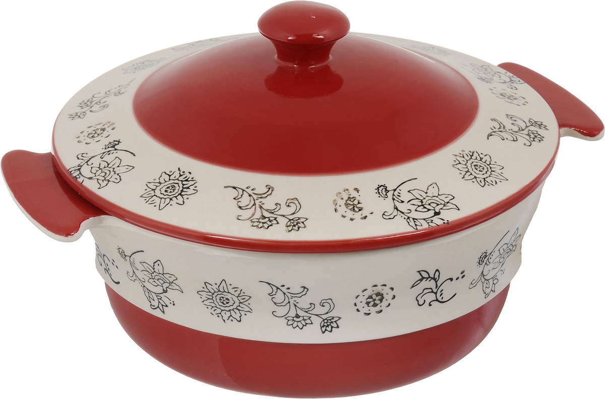 Кастрюля для запекания Viconte с крышкой, керамическая, 2,6 л54 009312 Кастрюля для запекания Viconte с крышкой, керамическая, 2,6 л54 009312Кастрюля для запекания Viconte выполнена из высококачественной жаропрочной керамики и оформлена изящным рисунком. Удобные ручки и крышка превращают процесс приготовления в приятное занятие.Кастрюля пригодна для использования в духовом шкафу, холодильнике и микроволновой печи, можно мыть в посудомоечной машине.Ширина кастрюли (с учетом ручек): 29 см. Высота стенки: 9,5 см. Диаметр по верхнему краю: 22,5 см.