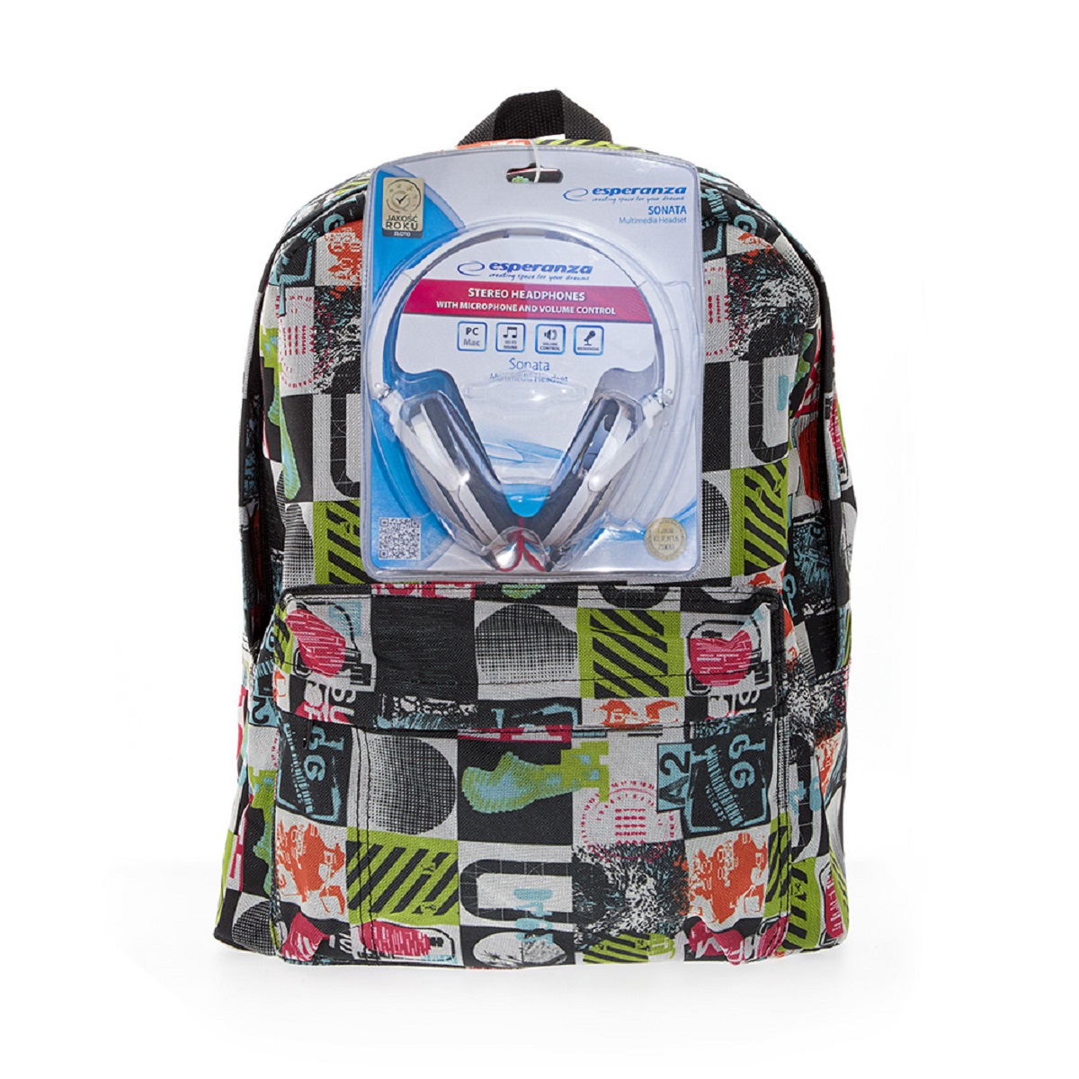 Рюкзак городской 3D Bags Луна, 16 л + ПОДАРОК: Наушники3DBC490N Рюкзак городской 3D Bags Луна, 16 л + ПОДАРОК: Наушники3DBC490NСтильный, вместительный и практичный, рюкзак понравится и школьникам, и студентам. Просторный внутренний отсек, наружний карман на молнии будут очень удобны в использовании. В комплект входят белые стереонаушники с мягкими ушными подушками. Длина кабеля 2м, разъем 3,5мм, сопротивление 32 Ом, диапазон часто - 20 Гц-20000 Гц, выходная мощность - 100 мВт.Наушники поставляются в цветовом ассортименте. Поставка осуществляется в зависимости от наличия на складе.