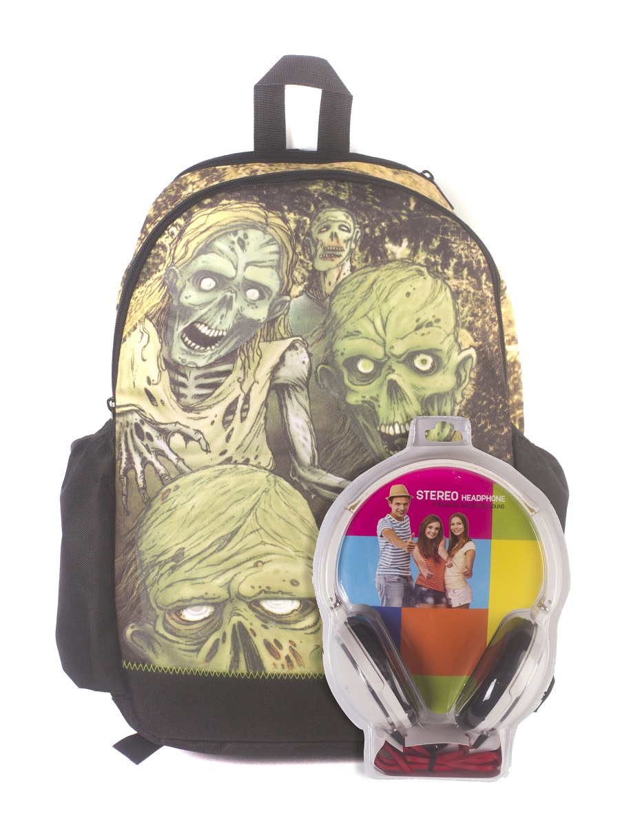 Рюкзак молодежный Mojo Walking Dead, цвет: черный, 22 л + ПОДАРОК: НаушникиWA-1505017 Рюкзак молодежный Mojo Walking Dead, цвет: черный, 22 л + ПОДАРОК: НаушникиWA-1505017СТРАШНО? ТАК И БЫЛО ЗАДУМАНО!Жутковатый хорор — стиль для тех, кто не боится удивлять и шокировать.Такой рюкзак может стать самым заметным аксессуаром в твоей коллекции. Mojo — это смелые решения и продуманные образы для каждого! А ещё он светится в темноте!Наушники поставляются в цветовом ассортименте. Поставка осуществляется в зависимости от наличия на складе.
