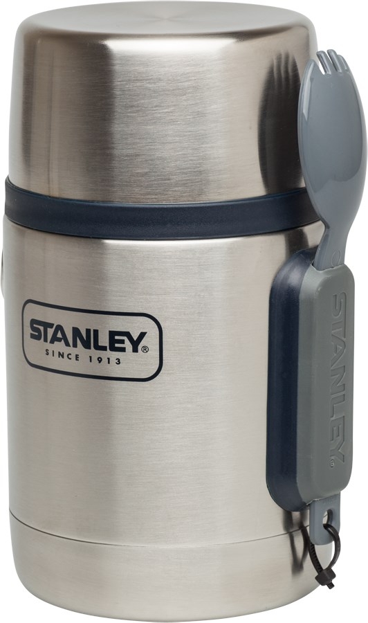 Термос Stanley Adventure, с ловилкой, цвет: стальной, 0,53 лVT-1520(SR) Термос Stanley Adventure, с ловилкой, цвет: стальной, 0,53 лVT-1520(SR)Термос Stanley Adventure обладает вакуумной изоляцией. Крышка - термостакан объемом 354 мл. Корпус и внутренняя колба - из нержавеющей стали, наружное покрытие - стойкая к истиранию эмаль. В комплекте ловилка. Термос герметичен. В пробке находится герметичная емкость для специй, ключей или набора выживания. Пожизненная гарантия. Характеристики: Материал корпуса: нержавеющая сталь. Материал наружного покрытия: абразивостойкая эмаль. Удержание тепла: 6 часов. Удержание холода: 6 часов. Размер термоса: 10 см х 9 см х 17,5 см. Размер в упаковке: 10 см х 9 см х 17,5 см. Гарантийный срок 5 лет. Возврат товара возможен только через сервисный центр.Гарантийный центр: м. ВДНХ, Ботанический сад129223, г. Москва, Проспект Мира, 119, ВВЦ, павл.53+7 495 974 3494service@omegatool.ru Время работы сервисного центра: Пн-чт: 10.00-18.00Пт: 10.00- 17.00Сб, Вс: выходные дни