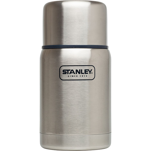 Термос Stanley Adventure Food, цвет: стальной, 0,7 лVT-1520(SR) Термос Stanley Adventure Food, цвет: стальной, 0,7 лVT-1520(SR)Термос с широким горлом для первых и вторых блюд. Объем - 0,7 л.Удержание тепла - 15 часов, холода - 15 часов.Вакуумная изоляция.Корпус и внутренняя колба - из нержавеющей стали. Наружное покрытие - нержавеющая сталь. Цвет - стальной. Крышка - термостакан объемом 354 мл. Термос герметичен. Гарантия - пожизненная.