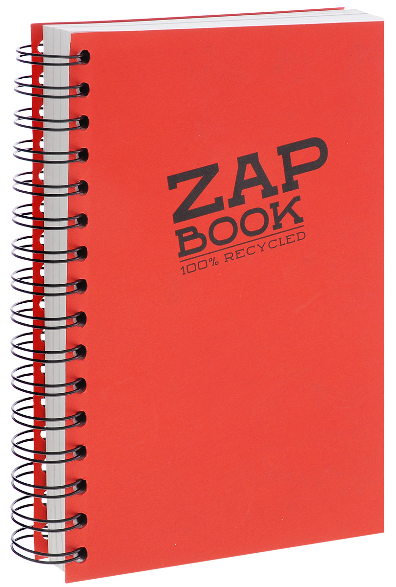 Clairefontaine Блокнот для эскизов Zap Book 160 листов цвет красный72523WD Clairefontaine Блокнот для эскизов Zap Book 160 листов цвет красный72523WDClairefontaine - французская компания, выпускающая канцелярские товары, тетради и блокноты с 1858 года.Блокнот для эскизов Clairefontaine Zap Book формата А5 идеален для рисования, эскизов и заметок, предназначен для сухих техник рисования. Блокнот изготовлен из переработанной бумаги, 100% экологичен. Цветная обложка выполнена из плотного картона. Внутренний блок состоит из 160 листов на металлическом гребне, без разметки.