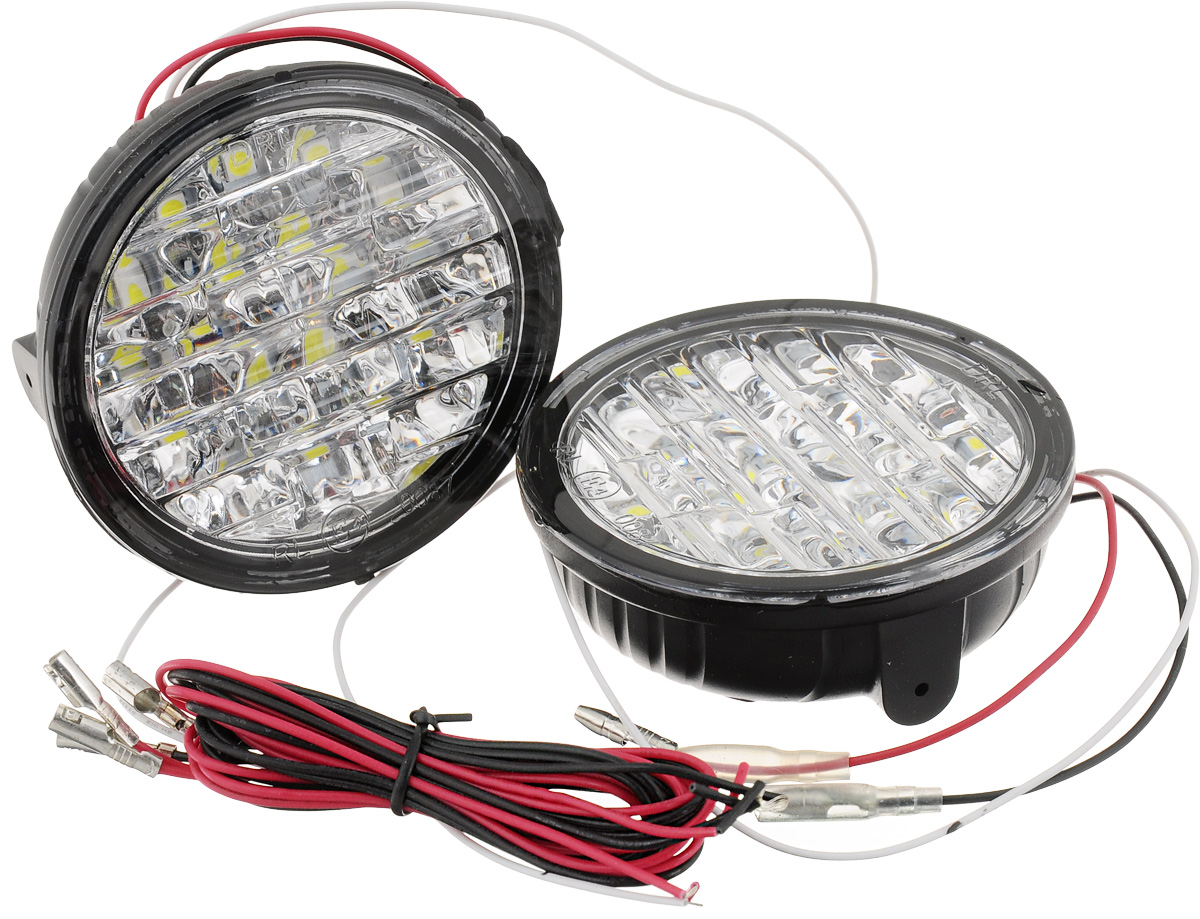 Дневные ходовые огни DLED DRL- 73, 2 штPANTERA SPX-2RS Дневные ходовые огни DLED DRL- 73, 2 штPANTERA SPX-2RSДневные ходовые огни DLED DRL- 73 используется в автомобилях. Яркость в 460 кандел обеспечивают 18 светодиодов SMD5050, установленных в блок-фаре ДХО. Каждый светодиод находится в индивидуальном отражателе, что повышает видимость автомобиля в потоке. В ходовых огнях уже есть встроенное реле, обеспечивающее правильную работу ходовых огней согласно требованиям правил дорожного движения.Общая яркость: 460 кд.Тип светодиода: SMD5050.Угол света: 100°.Блок-фара состоит из 18 светодиодов SMD5050.Количество светодиодов: 18.Цоколь: передний бампер.Мощность: 4,32 Вт.Питание: 12 В.Цветовая палитра: белый.