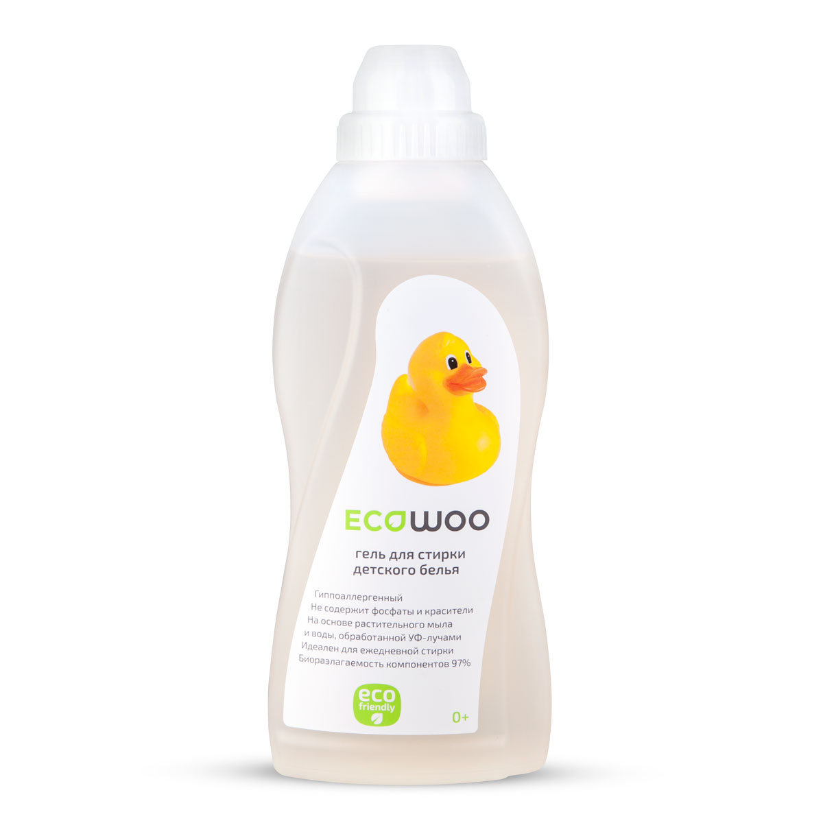 Гель для стирки детского белья EcoWoo, гипоаллергенный, 700 млGC204/30 Гель для стирки детского белья EcoWoo, гипоаллергенный, 700 млGC204/30Гипоаллергенный гель EcoWoo подходит для стирки детского белья с первых дней жизни ребенка. Средство на основе растительного мыла и воды, обработанной УФ- лучами, не содержит фосфаты и красители. Идеален для ежедневной стирки. Биоразлагаемость компонентов 97%. Рецептура на основе натурального мыла разработана специально для чувствительной детской кожи с первых дней жизни.Состав: вода специально подготовленная, АПАВ 5-15%, растительное мыло 5-15%, НПАВ менее 5%, гипоаллергенная отдушка, консервант.Товар сертифицирован.