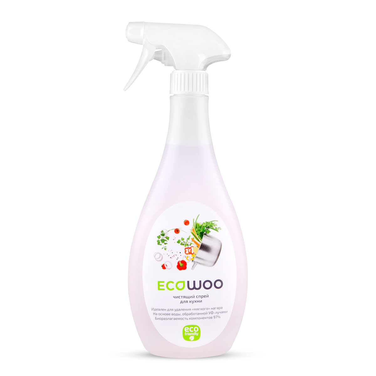Спрей для чистки кухонных поверхностей EcoWoo, универсальное, 500 мл391602 Спрей для чистки кухонных поверхностей EcoWoo, универсальное, 500 мл391602Средство универсальное для кухни EcoWoo предназначено для систематической уборки любых кухонных поверхностей: раковин, столешниц, плит и другой кухонной техники. Прекрасно справляется с молодой ржавчиной и мягким нагаром. Размягчает структуру пригоревшей пищи, устраняет неприятные запахи. Подходит для людей с чувствительной кожей.Биоразлагаемость компонентов 97%.Состав: водаспециально подготовленная, АПАВ менее 5%, НПАВ менее 5%, растворитель, функциональные добавки, консервант, ароматизатор, лимонен, линалоол, цитраль, гераниол, цитронелол.Товар сертифицирован.