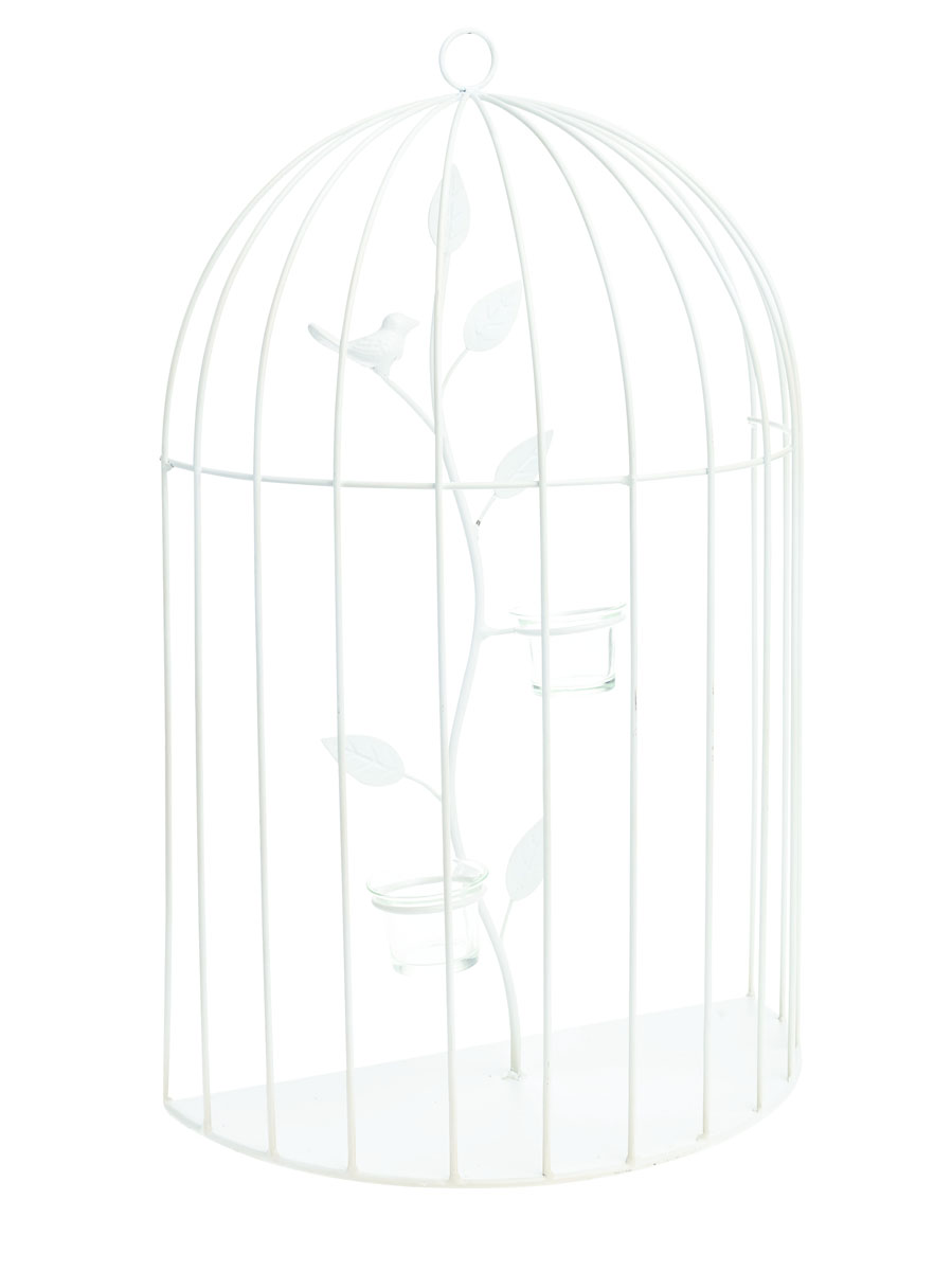 Подсвечник настенный Gardman Birdcage, 55 х 35 х 8,5 смRG-D31S Подсвечник настенный Gardman Birdcage, 55 х 35 х 8,5 смRG-D31SНастенный декоративный подсвечник Gardman Birdcage порадует каждого, кто его увидит. Он выполнен из металла в виде клетки и оснащен подставками со стеклянными емкостями для размещения свечей. Теплое мерцание пламени свечи подарит вам настроение волшебства и торжественности. Создайте в своем доме атмосферу уюта, преображая интерьер стильными, радующими глаза предметами.