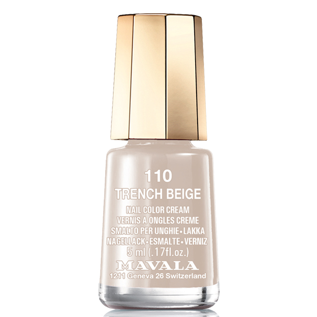 Mavala Лак для ногтей Бархатный беж/Trench Beige, Тон 110, 5 мл28032022 Mavala Лак для ногтей Бархатный беж/Trench Beige, Тон 110, 5 мл28032022Лаки для ногтей Mavala представлены классическими и ультрамодными оттенками. Они пропускают воздух даже через 3-4 слоя, давая возможность ногтям дышать. Специально разработанный состав лаков позволяет им оставаться свежими и насыщенными долгое время. Лаки не содержат толуол, формальдегид, камфору, дибутил фталат, канифоль и добавленный никель.