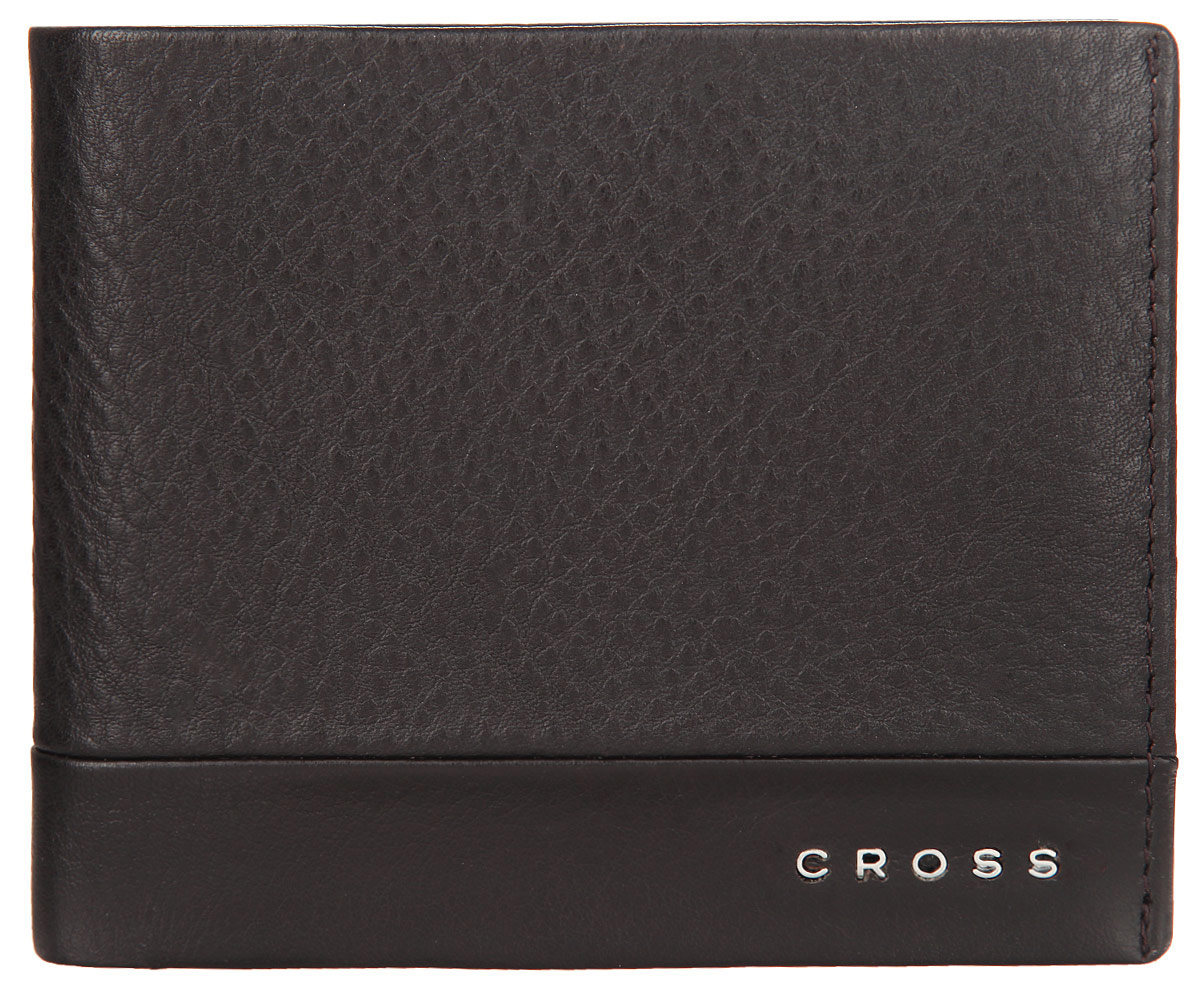 Кошелек мужской Cross, цвет: коричневый. AC028366-2BM8434-58AE Кошелек мужской Cross, цвет: коричневый. AC028366-2BM8434-58AEСтильный мужской кошелек Cross изготовлен из натуральной кожи и оформлен металлической фурнитурой с символикой бренда.Изделие раскладывается пополам. Внутри расположены два прорезных потайных кармана, два отделения для купюр, шесть карманов для кредитных карт и карман с сетчатой вставкой. Изделие поставляется в фирменной упаковке.Практичный кошелек непременно подойдет к вашему образу, а также порадует простотой, стилем и функциональностью.