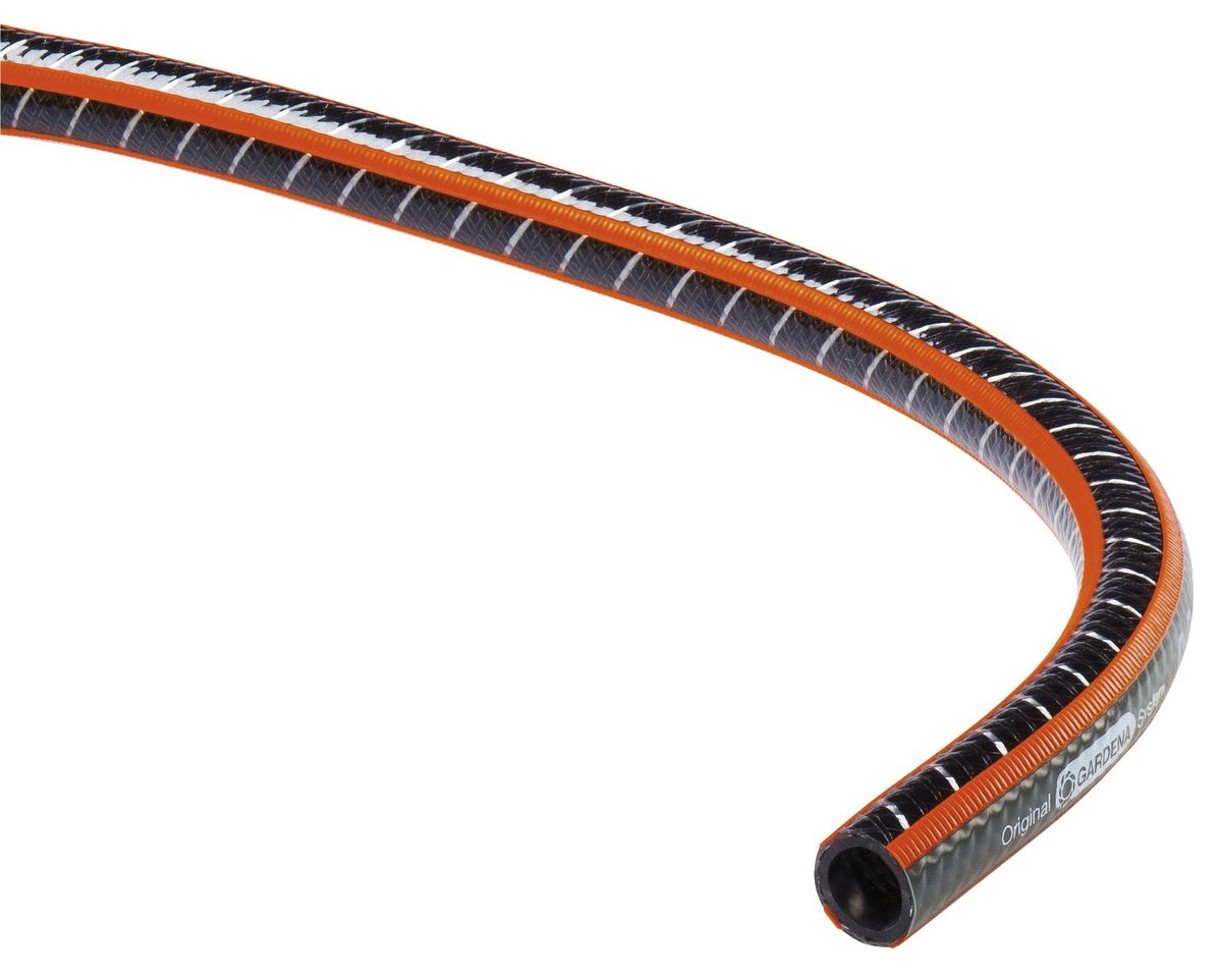 Шланг Gardena Flex, в бухте, диаметр 3/4, длина 50 м96515412 Шланг Gardena Flex, в бухте, диаметр 3/4, длина 50 м96515412Шланг Gardena Flex с ребристым профилем Power Grip подходит для идеального соединения с коннекторами базовой системы полива. Устойчив к высокому давлению и сохраняет формы благодаря спиралевидному текстильному армированию, усиленному углеродом.Не перегибается, не спутывается.
