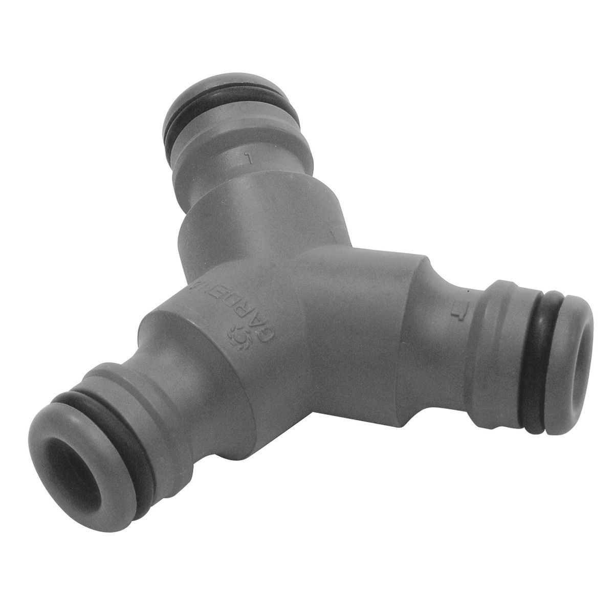 Тройник Gardena106-026 Тройник Gardena106-026Тройник Gardena предназначен для разделения линии на две, и для перехода со шлангов диаметром 19 мм (3/4”) на 13 мм (1/2”).