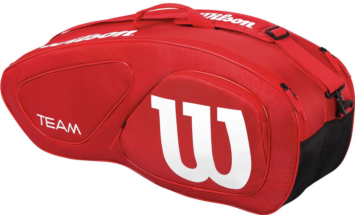 Сумка Wilson Team Ii 6Pk Bag Rd332515-2800 Сумка Wilson Team Ii 6Pk Bag Rd332515-2800Специализированная теннисная сумка на 6 ракеток.
