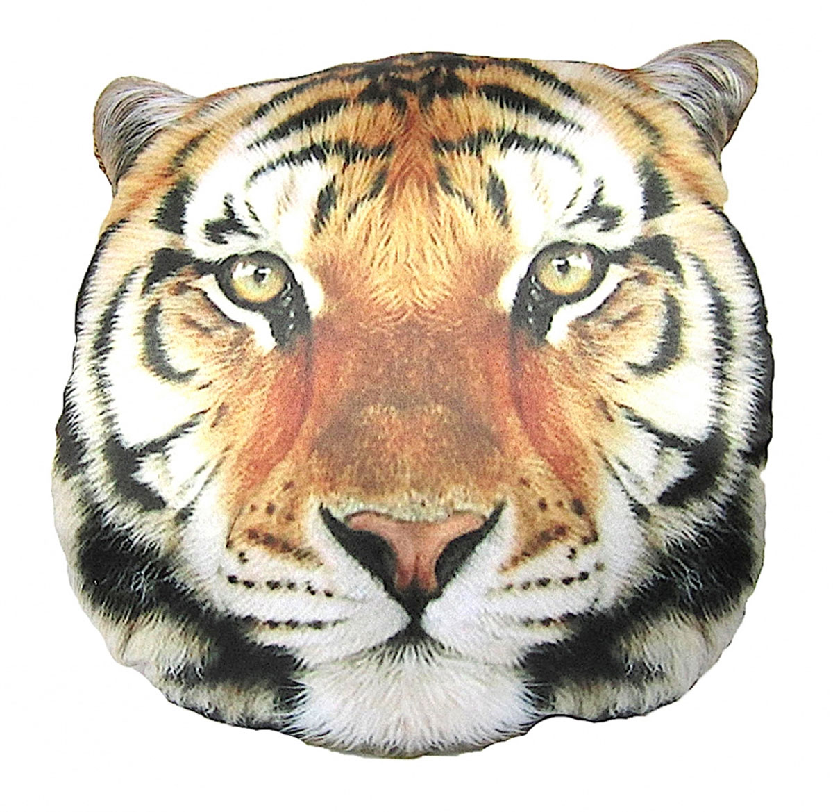 Подушка декоративная GiftnHome Тигр, 40 x 40 см531-105 Подушка декоративная GiftnHome Тигр, 40 x 40 см531-105Подушка декоративная GiftnHome, выполненная в виде морды тигра, прекрасно дополнит интерьер спальни или гостиной. Чехол подушки изготовлен из атласа (искусственный шелк). В качестве наполнителя используется мягкий холлофайбер. Чехол снабжен потайной застежкой-молнией, благодаря чему его легко можно снять и постирать. Красивая подушка создаст атмосферу уюта в доме и станет прекрасным элементом декора.