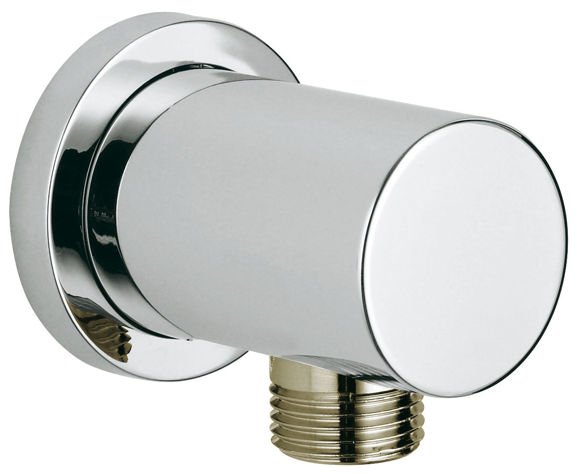 Подключение для душевого шланга GROHE Rainshower с круглой розеткой (27057000)BL505 Подключение для душевого шланга GROHE Rainshower с круглой розеткой (27057000)BL505внешняя резьбас круглой розеткой