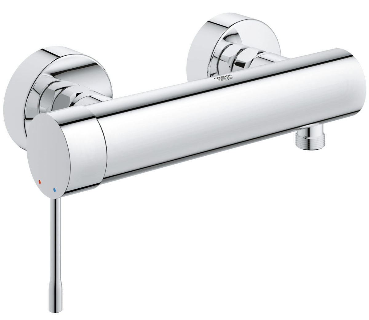 Смеситель для душа Grohe Essence+. 3363600168/5/3 Смеситель для душа Grohe Essence+. 3363600168/5/3Смеситель для душа Grohe снабжен выпускным отверстием для душа с резьбой на 1/2. Благодаря лаконичным цилиндрическим формам и сияющему хромированному покрытию StarLight, этот смеситель привнесет в интерьер вашей ванной комнаты нотку классической элегантности. Встроенный картридж с технологией SilkMove обеспечивает плавность и легкость регулировки температуры и напора воды. Еще одной полезной особенностью данного однорычажного смесителя является встроенный обратный клапан, предотвращающий попадание сточной воды в систему водоснабжения. Все эти преимущества делают данный смеситель идеальным выбором для оснащения вашего душа.