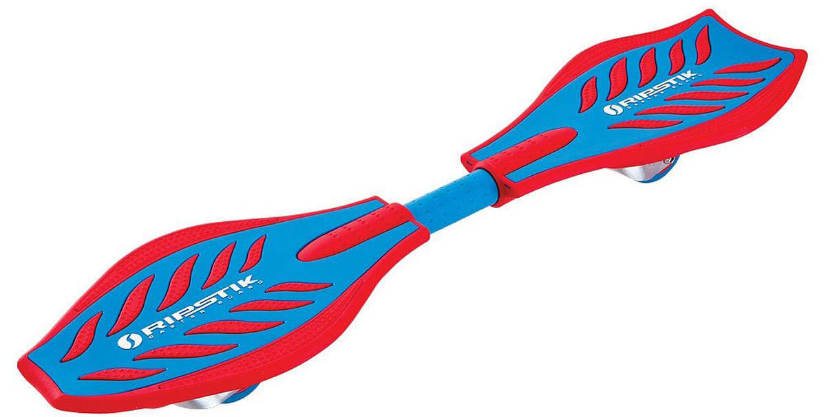 Роллерсерф Razor RipStik, цвет: красный, синий, длина деки 84 см050711 Роллерсерф Razor RipStik, цвет: красный, синий, длина деки 84 см050711Балансирующий скейтборд Razor Ripstick с двумя колесами - отличный выбор для опытных скейтбордистов, а также людей, любящих активно проводить время. Колеса скейтборда выполнены из прочного полиуретана и вращаются на 360°. Дека оснащена рельефным покрытием, благодаря чему ноги не скользят во время катания. В последнее время экстремальные виды спорта, такие как катание на скейтборде, становятся очень популярными. Скейтбординг - это зрелищный и экстремальный вид спорта, представляющий собой катание на роликовой доске с преодолением препятствий и выполнением различных трюков.