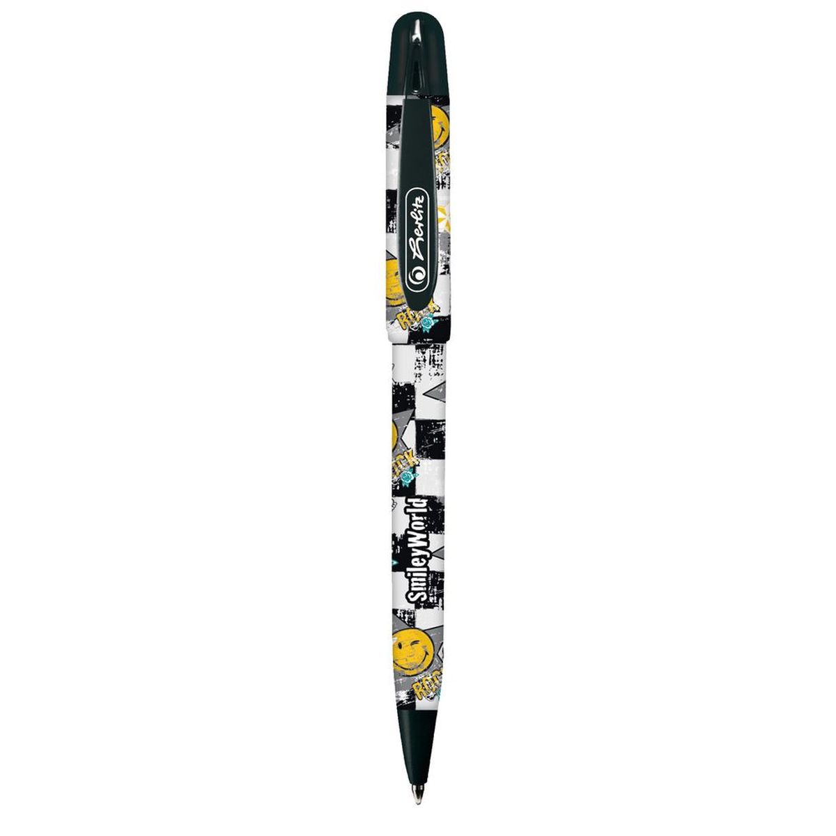 Шариковая ручка Herlitz Smiley World в пластиковом корпусе станет незаменимым атрибутом любого школьника.Она долго пишет благодаря увеличенному запасу чернил и возможности замены стержня.Цвет чернил: синий.
