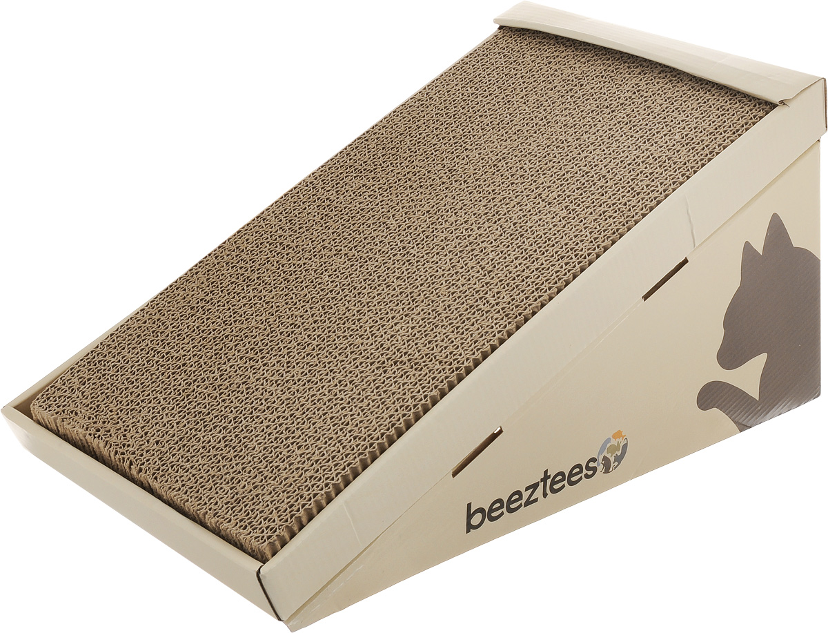 Когтеточка-горка Beeztees I.P.T.S., с кошачьей мятой, 46 х 23 х 25 см405230_бежевый Когтеточка-горка Beeztees I.P.T.S., с кошачьей мятой, 46 х 23 х 25 см405230_бежевыйКогтеточка-горка Beeztees I.P.T.S. изготовлена из плотного картона - натурального материала, который легко перерабатывается и наносит минимальный ущерб окружающей среде. Когтеточка позволит приучить кошку точить коготки в строго определенном месте, а запах кошачьей мяты привлечет ее внимание. Она будет меньше царапать мебель или вообще перестанет. Вашей кошке очень понравится пользоваться ею и, таким образом, заботиться о своих когтях. Горка поставляется в разобранном виде. Соберите ее согласно инструкции, обсыпьте поверхность кошачьей мятой из пакетика (входит в комплект) и легкими движениями вотрите в поверхность. Когтеточка готова к использованию.
