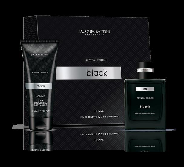 Jacgues Battini Cosmetics Подарочный Набор (Туалетная вода для мужчин Black, 50 мл + гель для душа Black, 200 мл)15032030 Jacgues Battini Cosmetics Подарочный Набор (Туалетная вода для мужчин Black, 50 мл + гель для душа Black, 200 мл)15032030аромат для мужчин, принадлежит к группе ароматов фужерные. Black выпущен в 2012. Верхние ноты: Цитрусы, Специи и Водные ноты; ноты сердца: Древесные ноты и Цветочные ноты; ноты базы: Амбра, Ваниль и Мускус.Black Jacques Battini - это аромат для мужчин, принадлежит к группе ароматов фужерные. Black выпущен в 2012. Верхние ноты: Цитрусы, специи и водяные ноты; ноты сердца: Древесные ноты и Цветочные ноты; ноты базы: Амбра, Ваниль и Мускус.