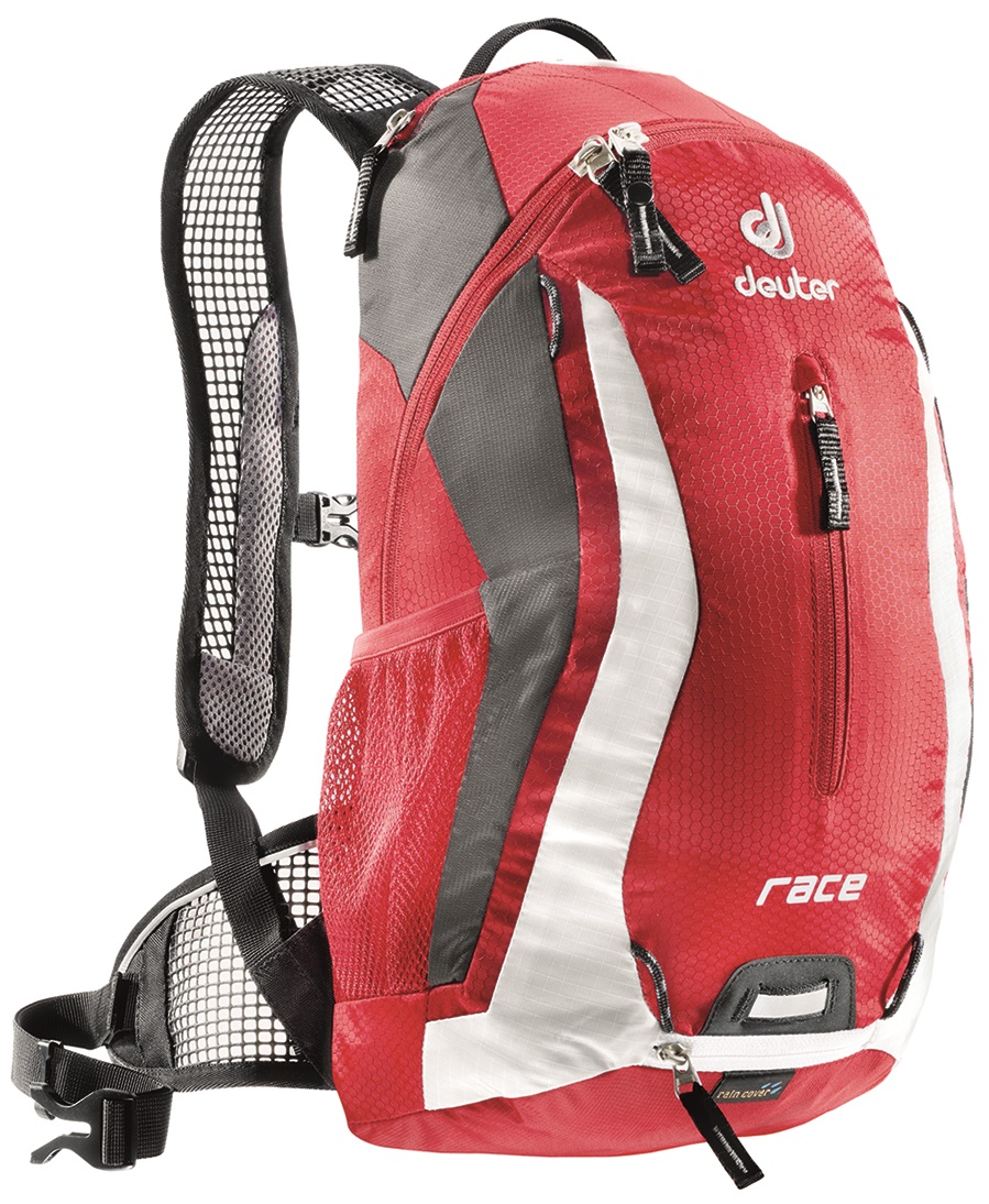 Рюкзак Deuter Race, цвет: красный, 10 лMABLSEH10001 Рюкзак Deuter Race, цвет: красный, 10 лMABLSEH10001Deuter Race - спортивный и обтекаемый рюкзак для велогонщиков. Простой дизайн и малый вес - идеальный выбор для сторонников минимального веса. Рюкзак обладает небольшим весом и отличной функциональностью.Особенности:- Анатомические плечевые лямки и набедренный пояс с сетчатыми подушками обеспечивают идеальную посадку рюкзака; - Наружный карман; - Верхний карман с удобным доступом; - Внутренний карман для ценных вещей; - Отражатель 3M; - Петля для крепления ночного габаритного фонарика Safety Blink; - Крепления для системы снабжения питьевой водой; - Чехол от дождя; - Чентилируемая спинка Deuter Airstripes; - Анатомические плечевые лямки из сетки и нагрудный ремень с удобной регулировкой; - Набедренный пояс с сетчатыми крыльями; - Небольшой верхний карман на молнии; - Передний карман; - Отражатели 3M спереди, сзади и по бокам; - Внутренний карман для мелких вещей; - Петля для крепления ночного габаритного фонарика; - Чехол от дождя; - Сетчатые боковые карманы.Размеры: 42x21x16 см.