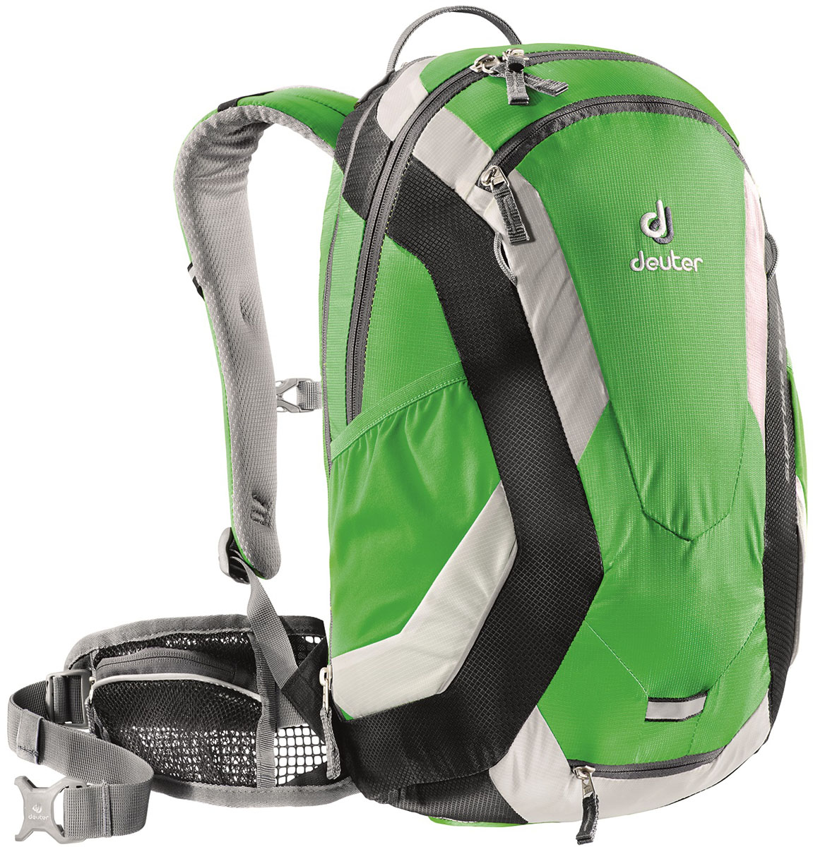 Рюкзак Deuter 2015 Bike Superbike 18 EXP, цвет: зеленый, 18 л32114_2704 Рюкзак Deuter 2015 Bike Superbike 18 EXP, цвет: зеленый, 18 л32114_2704Праправнук исходного велосипедного рюкзака, Deuter Superbike теперь выглядит моложе, чем когда либо раньше! Особенности:- система спинки Airstripes; - удобный плечевые лямки с мягкими краями; - модифицированный сетчатый набедренный пояс с мягкими краями и с карманами на молнии; - оригинальный запатентованный ветрозащитный жилет; - съемное крепление для шлема; - объемный передний карман с карманом для ценных вещей; - большие задние отражатели; - отделение для мокрой одежды; - боковые сетчатые карманы; - петля для крепления ночного габаритного фонарика Safety Blink; - чехол от дождя; - расширяемое основное отделение. Вес: 950 г. Объем: 14+4 л.Размеры: 51x31x16 см.