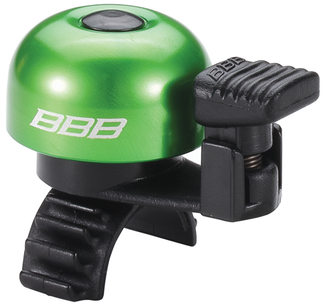 Звонок велосипедный BBB EasyFit, цвет: зеленыйFABLSEH10002 Звонок велосипедный BBB EasyFit, цвет: зеленыйFABLSEH10002Легкий звонок BBB EasyFit выполнен из прочного металла и оснащен пластиковым молоточком. Можно устанавливать в любом положении. Простое крепление подходит ко всем диаметрам рулей. Звонок легко ставить и снимать.