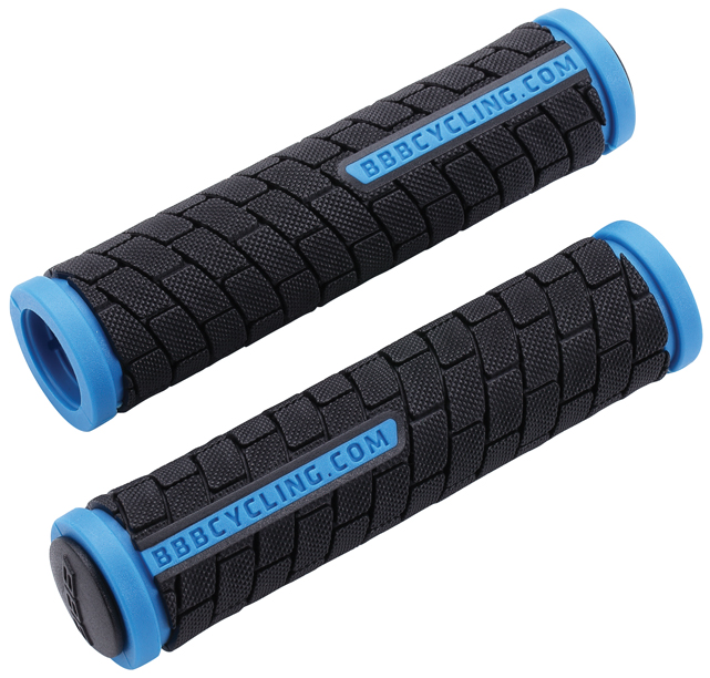 Грипсы BBB DualGrip, цвет: черный, синий, 12,5 см, 2 шт. BHG-06RivaCase 8460 black Грипсы BBB DualGrip, цвет: черный, синий, 12,5 см, 2 шт. BHG-06RivaCase 8460 blackГрипсы BBB DualGrip выполнены из мягкой двухкомпонентной резины. Рельефная текстура обеспечивает отличное сцепление. Грипсы предназначены для более удобного управления велосипедом.Две заглушки для руля в комплекте.Длина грипс: 12,5 см.