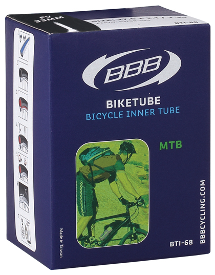 Камера велосипедная BBB, 2,1/2,35 FV, 33 мм, 27,5. BTI-68WRA523700 Камера велосипедная BBB, 2,1/2,35 FV, 33 мм, 27,5. BTI-68WRA523700Камера BBB изготовлена из долговечного резинового компаунда. Никаких швов, которые могут пропускать воздух. Достаточно большая для защиты от проколов и достаточно небольшая для снижения веса. Велосипедные камеры - обязательный атрибут каждого велосипедиста! Никогда не выезжайте из дома на велосипеде, не взяв с собой запасную велосипедную шину!Диаметр колеса: 27,5.Допустимый размер сечения покрышки: 2,1-2,35.Толщина стенки: 0,87 мм.