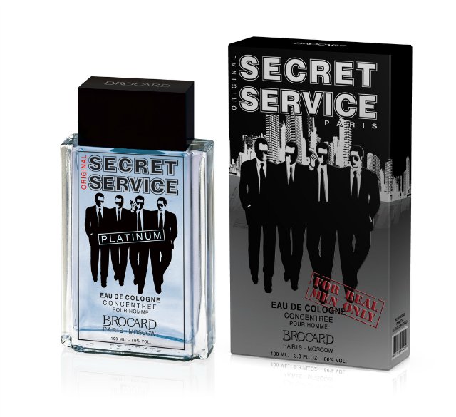 Brocard Secret Service Platinum Одеколон для мужчин, 100 млSC-FM20104 Brocard Secret Service Platinum Одеколон для мужчин, 100 млSC-FM20104Идеальный букет ароматов для уверенного в себе мужчины, символизирует энергию, свет и мужественность. Secret Service Platinum более легкий и свежий по сравнению с классическим ароматом. Классические верхние ноты розмарина и нероли окутывают традиционный аромат лаванды смешанной с зелеными примечаниями полыни. Теплый древесный шлейф с нотами мха, ветивера и ладана.